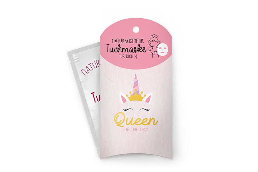 Tuchmaske mit Design Queen of the Day