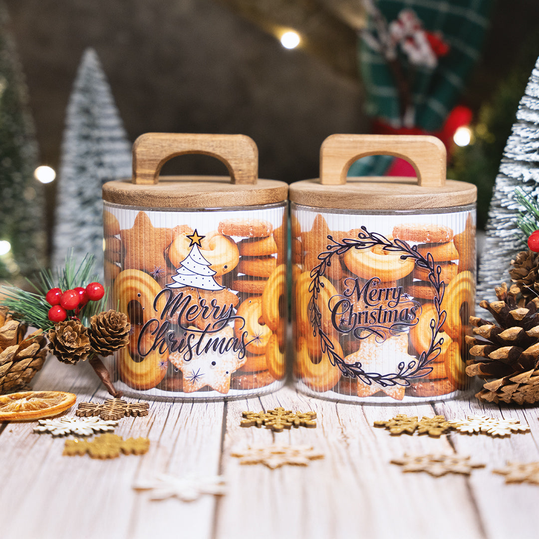 Weihnachtsplätzchen Glas