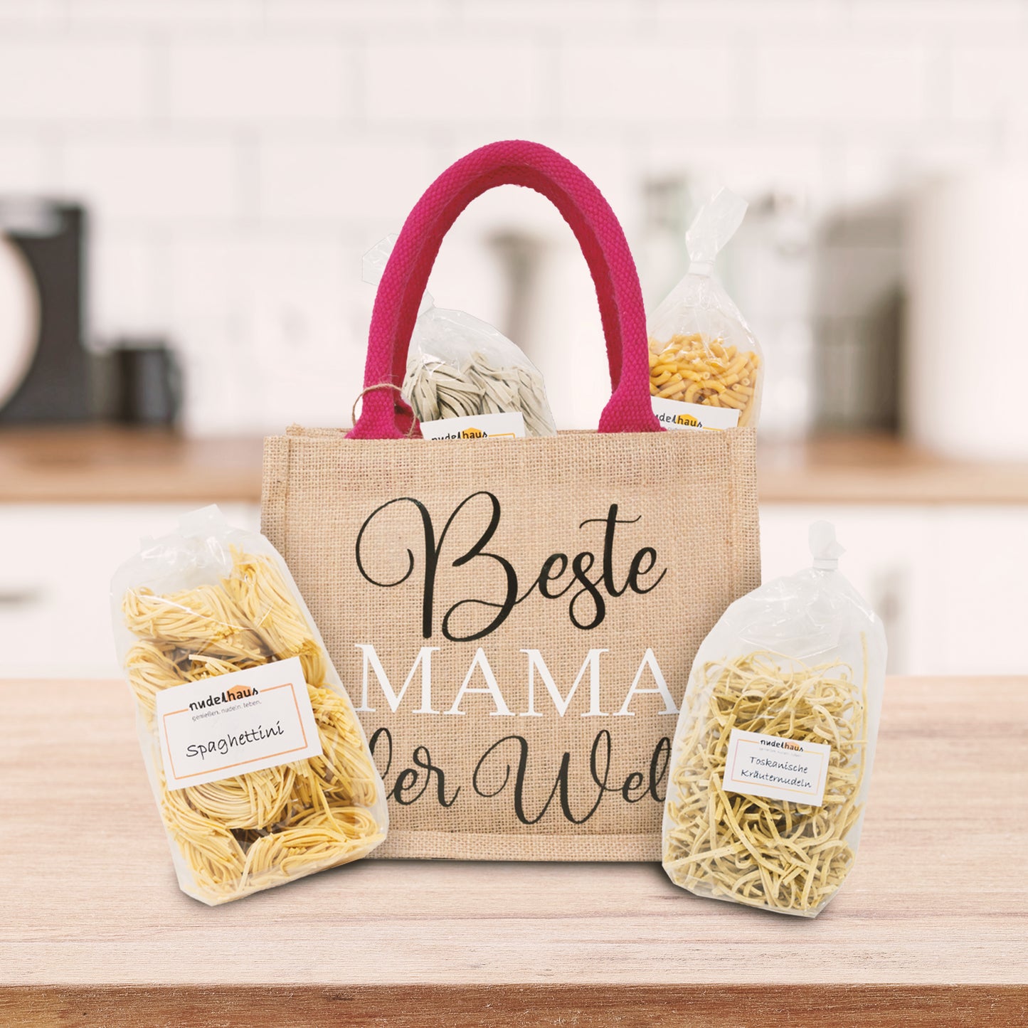 Geschenktasche-Nudel