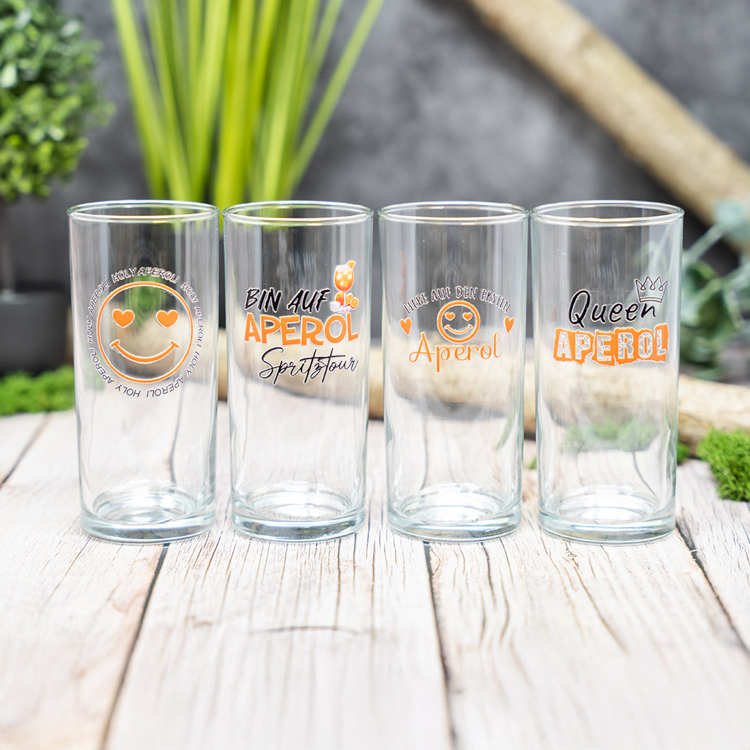 Aperol Spritz Longdrink Gläser im 4er Set – Catchcap