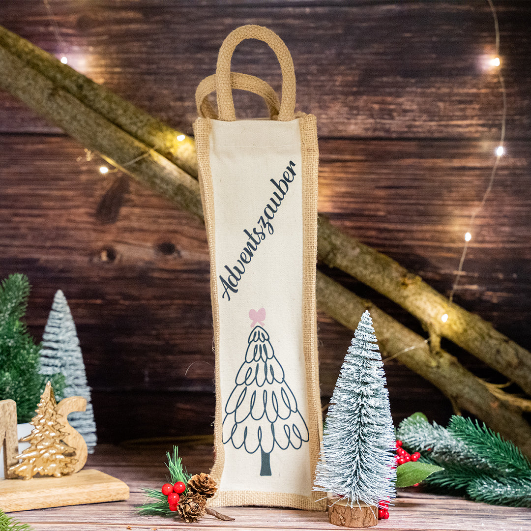 Jutetasche für Flaschen