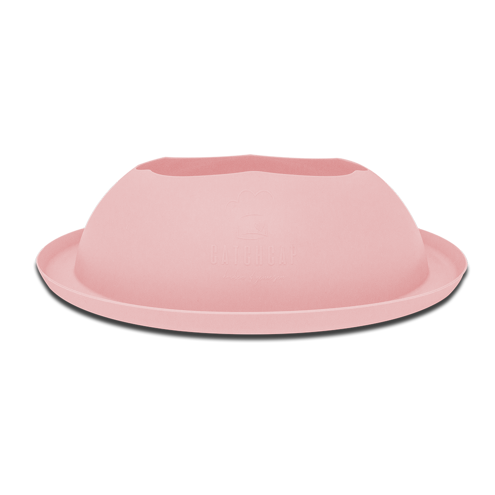 "CATCH CAP" Der Pfannen Spritzschutz mit 28 cm "Rosa"