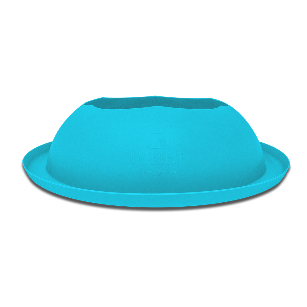 "CATCH CAP" Der Pfannen Spritzschutz mit 28 cm "Blau"
