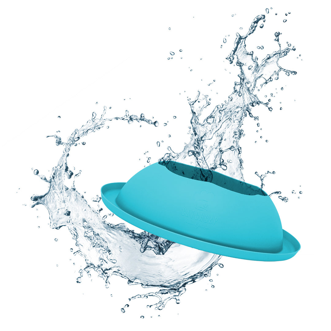 "CATCH CAP" Der Pfannen Spritzschutz mit 28 cm "Blau"
