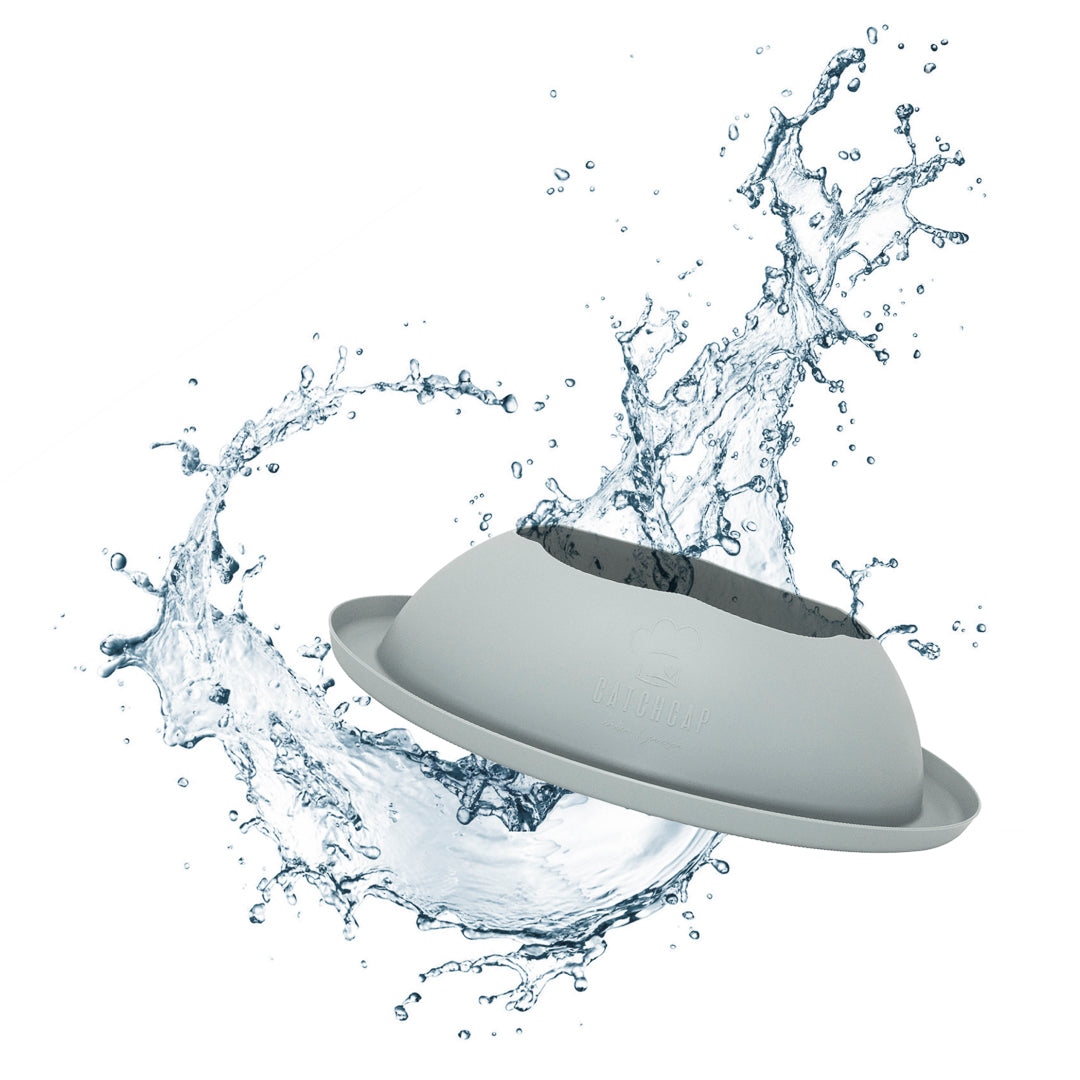 "CATCH CAP" Der Pfannen Spritzschutz mit 28 cm "Grau"