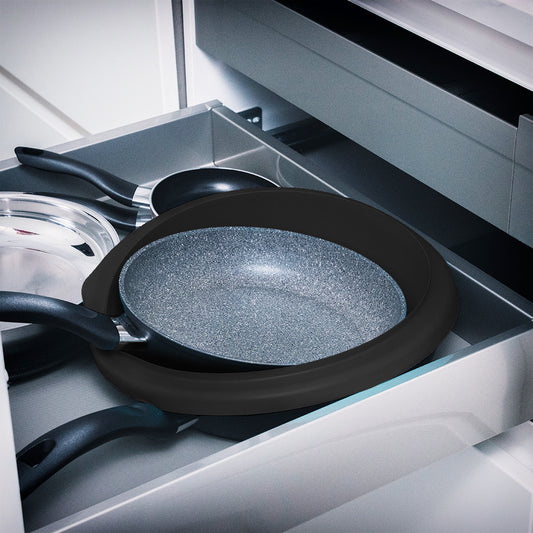 "CATCH CAP" Der Pfannen Spritzschutz mit 28 cm "Schwarz"