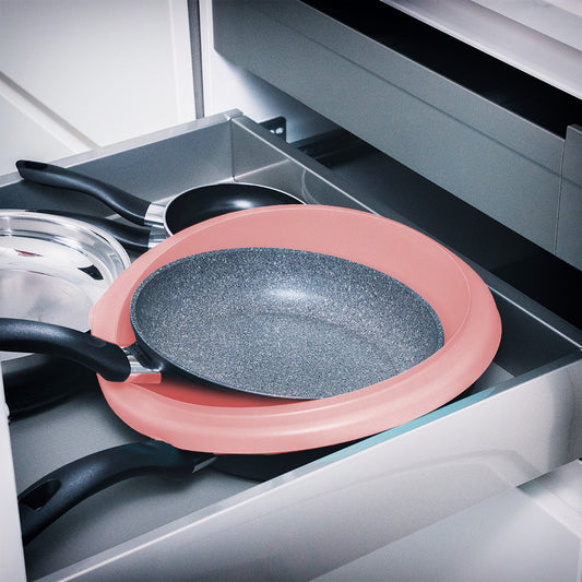 "CATCH CAP" Der Pfannen Spritzschutz mit 28 cm "Rosa"