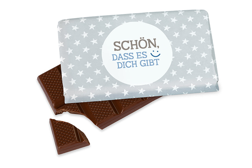 Geschenkebox "Schön, dass es Dich gibt" - Grau