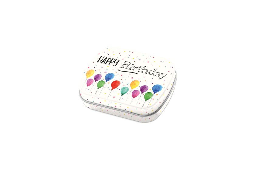 Geschenkebox "Happy Birthday" - Blau