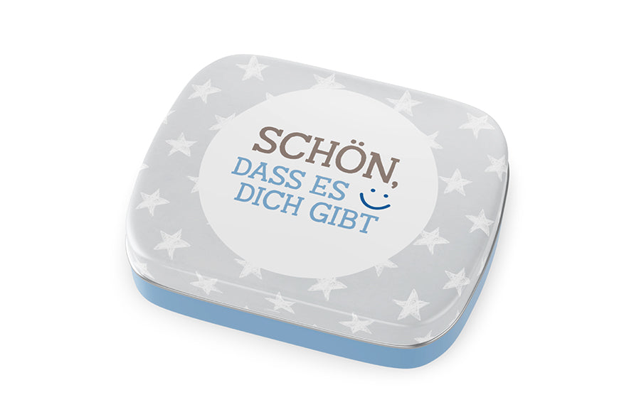 Geschenkebox "Schön, dass es Dich gibt" - Grau