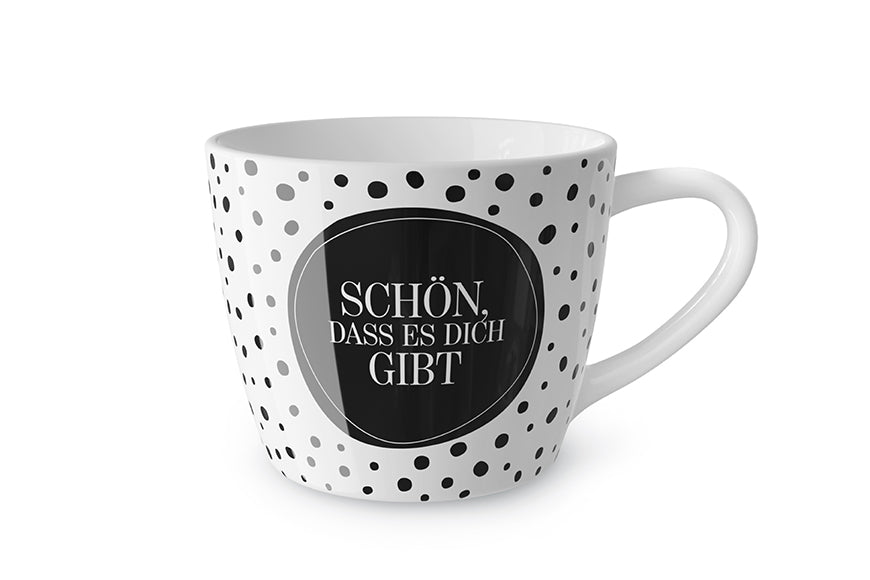 Becher mit Design Schön, dass es dich gibt