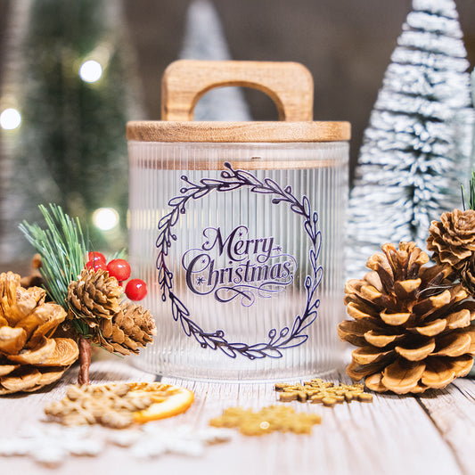 Weihnachtsplätzchen Glas