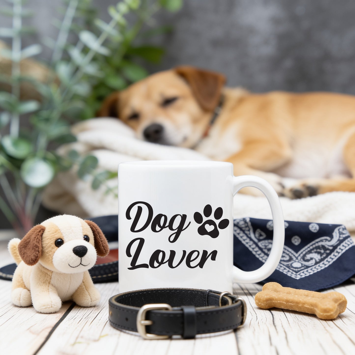 Keramiktasse für Tierliebhaber