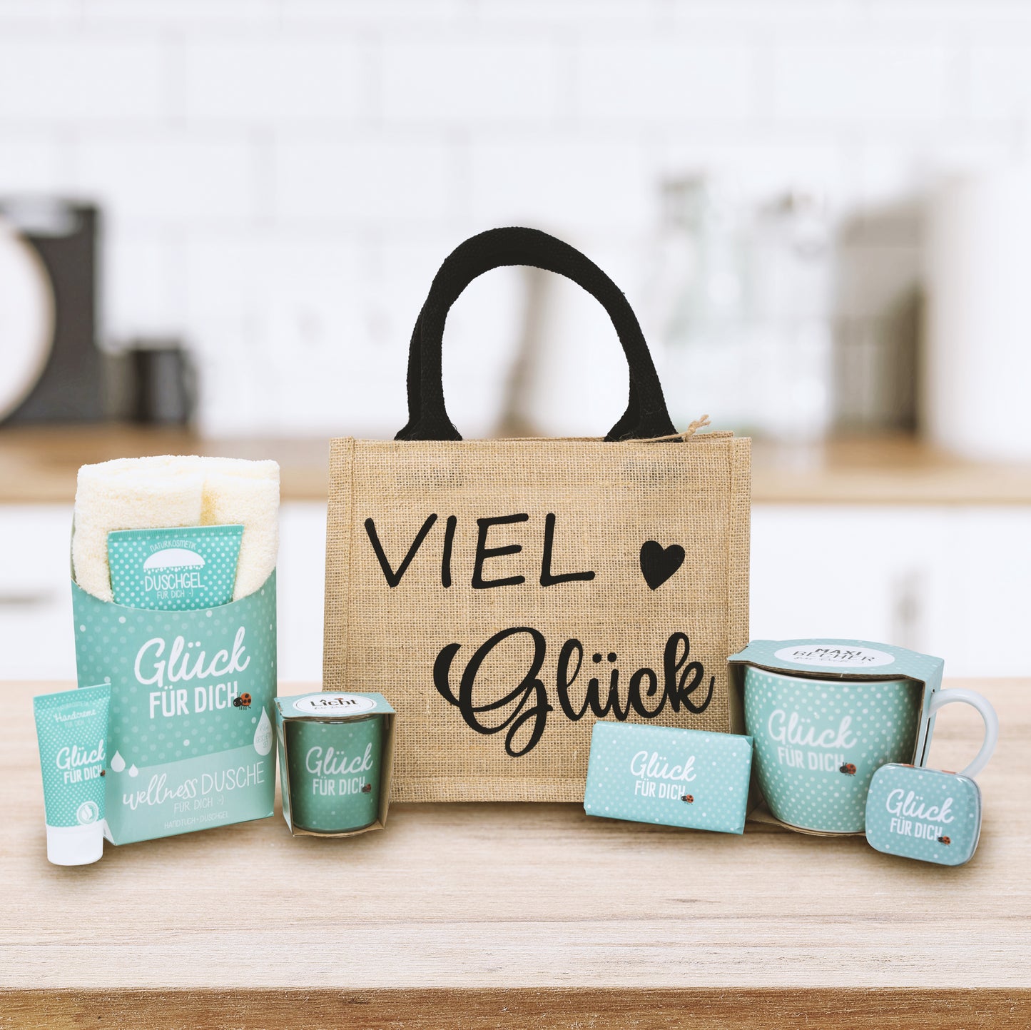 Set Viel Glück - Grün